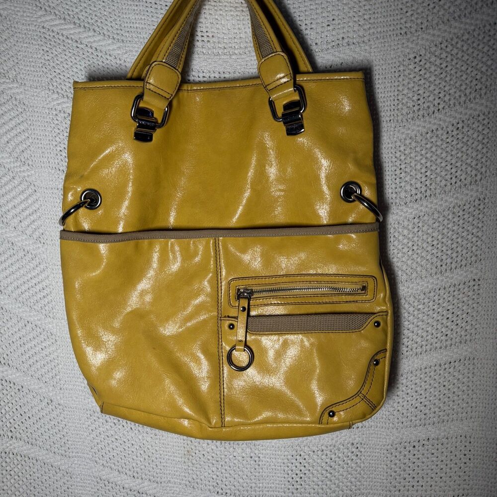Yellow Y2K Nine West Faux Leather